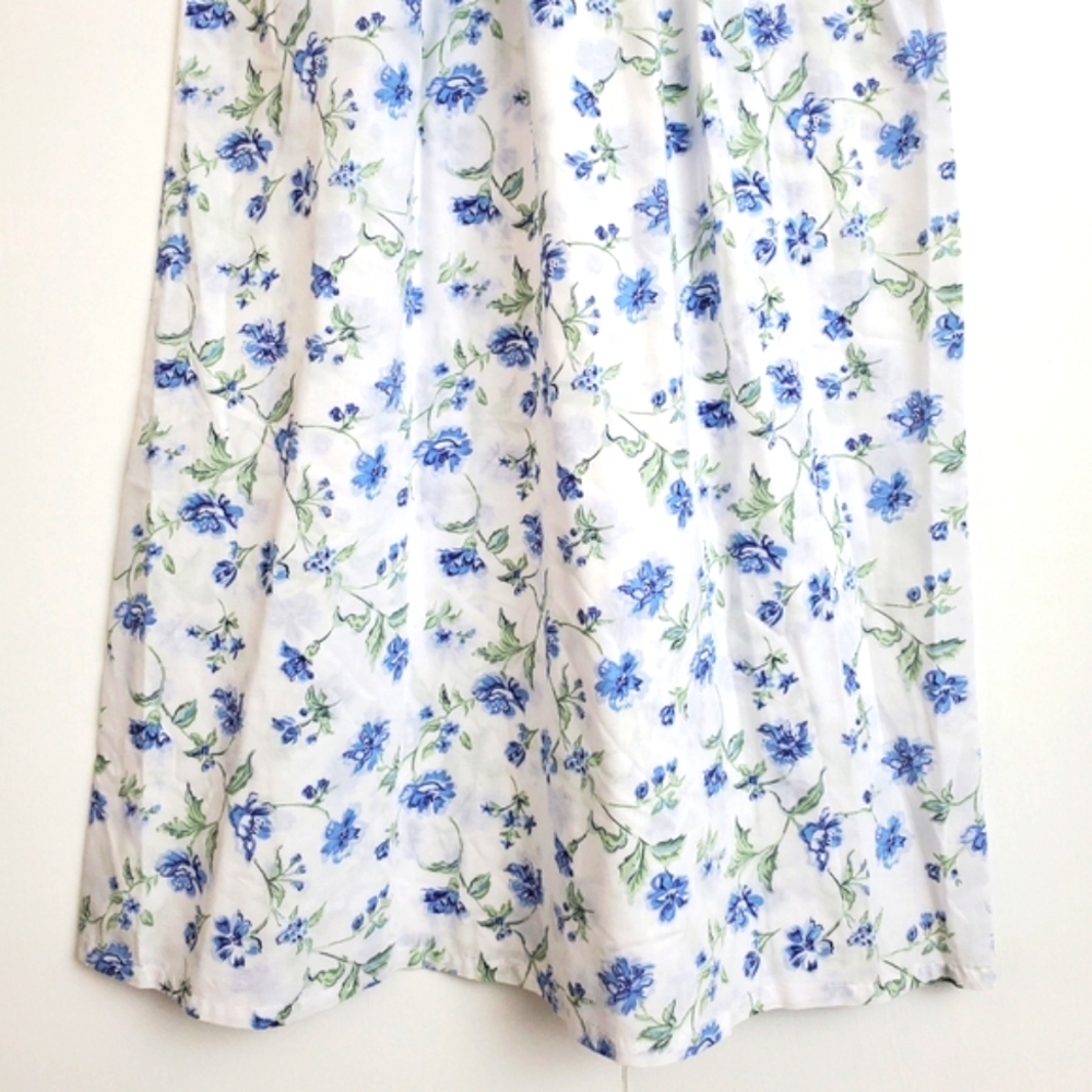 Ship'n Shore Vtg Sleeveless Ruffle Traditional Nightgown & Robe Set Sz Sm - Picture 4 of 16